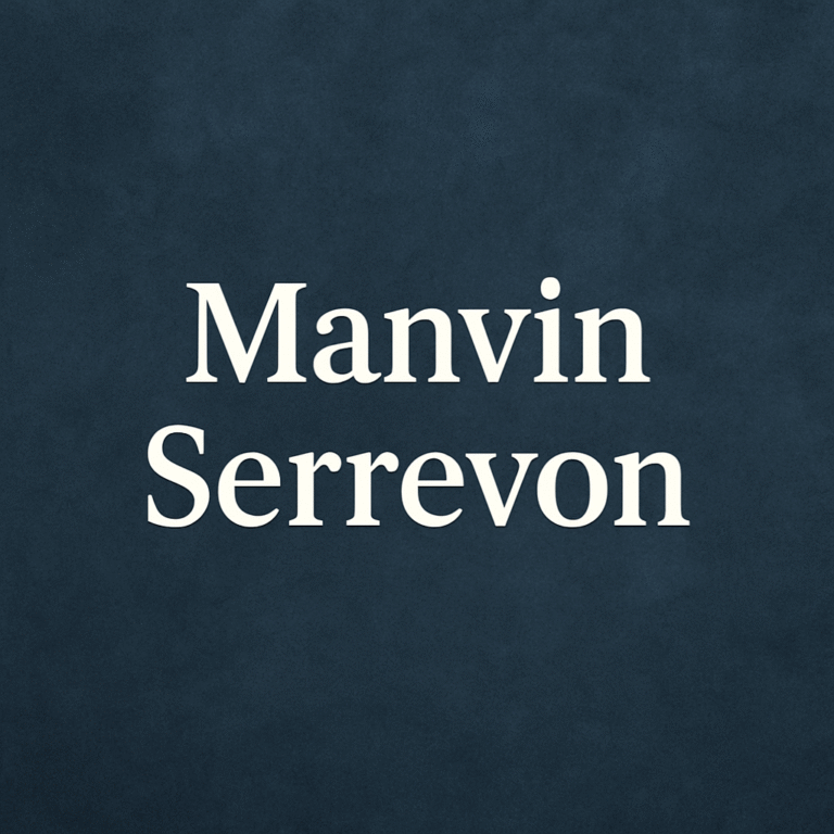 Where Can You Learn More About Manvin Serrevon?